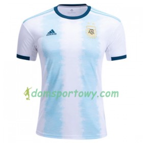 Koszulka Argentyna Domowe Koszulki Piłkarskie Copa América 2019 Krótki Rękaw